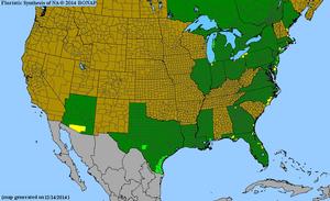 Map courtesy of É4 BONAP